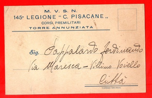 Mvsn 145 legione pisacane - mvsn,
