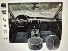 2x Tweeter Rotondi per Auto