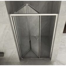 Box Doccia Nicchia Porta a Libro 60 70 75 80 85 90 95 100 Cristallo 6 mm