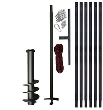 PWSAM Trapano per Pozzi Trivella Manuale Perforatrice Terreno 145mm 7M