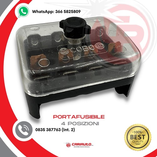 Portafusibile vie cassetta - portafusibile, 4