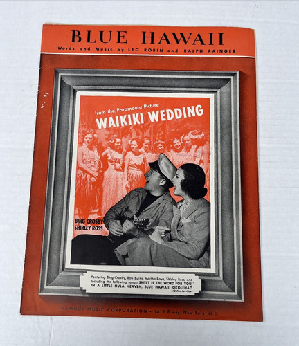 Partitura blu hawaii - hawaii, da