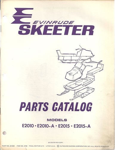 Evinrude skeeter e2010 - evinrude, +