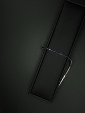 Tennis in Oro 18 Kt Zaffiri E Diamanti 