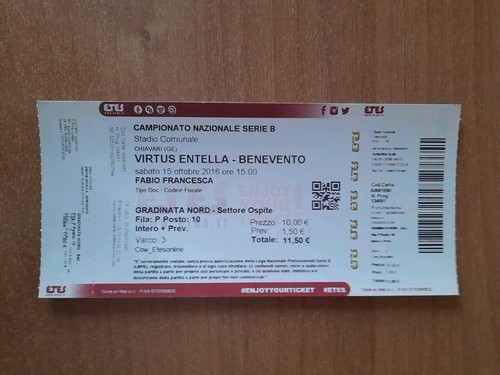 Biglietto ufficiale ticket - ufficiale,