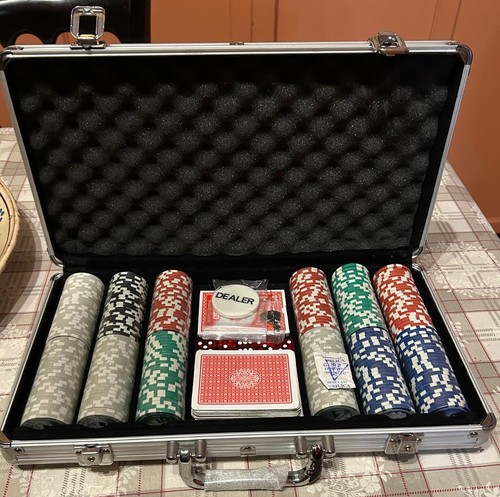 Set poker portatile con - set,