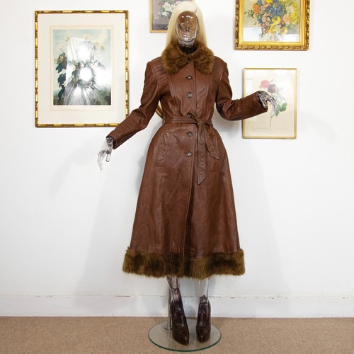 Cappotto vintage anni pelle - anni, 70