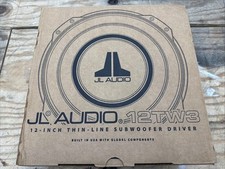 JL Audio 12TW3-D4 1-Way 12in