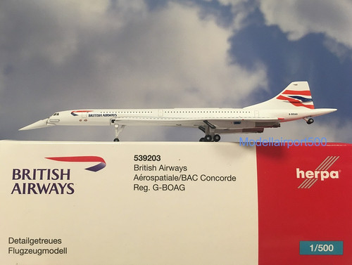 Herpa wings 500 concorde - wings, 1:500