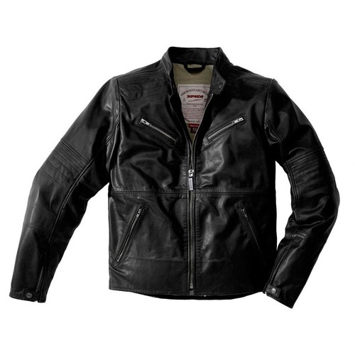 Giacca moto pelle spidi - in,