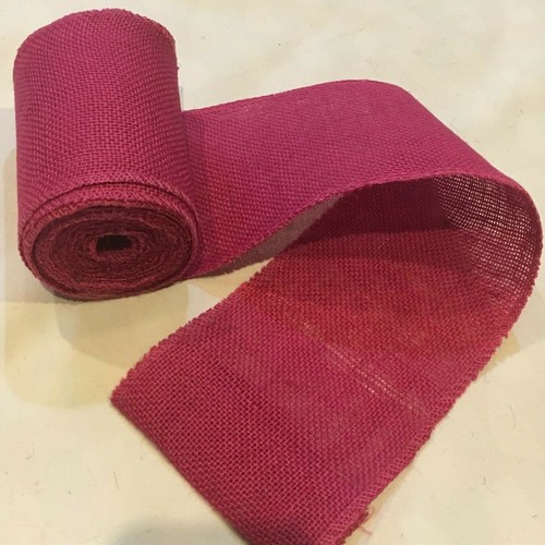 Nastro tela rosa largo - rosa, 5"