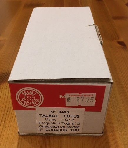 Kit mini racing talbot - kit,