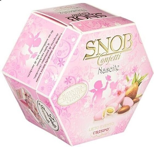 Confetti rosa nascita crispo - rosa,