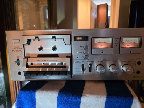 Sansui stereo cassette deck - sansui,