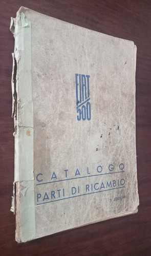 B4816 fiat 500 catalogo parti - fiat,