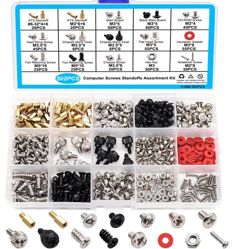 502 pezzi set - di, viti