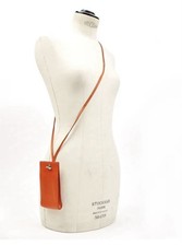 BORSA A TRACOLLA HERMES CHÈVRE MYSORE IN CLASSICA PELLE ARANCIONE VINTAGE RARA