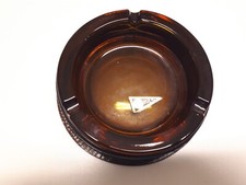 Posacenere  in cristallo e cuoio - Nuovo - RCR ROYAL CRYSTAL ROCK