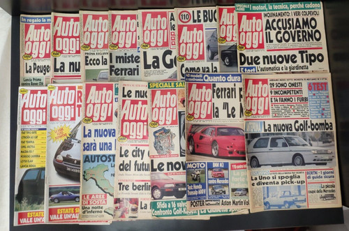 Lotto riviste auto oggi - riviste,
