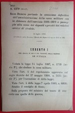 REGIO DECRETO CESSAZIONE DELL'AMMINISTRAZIONE CASSA MILITARE-2140