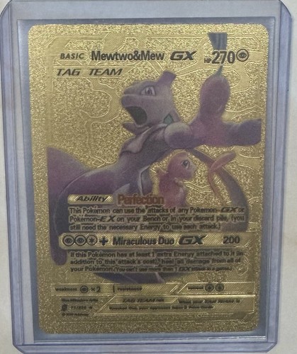 Carta mewtow mew gx - &, metallo