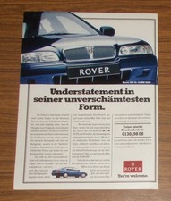 Rara Pubblicità ROVER 620 Si