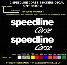 2 SPEEDLINE CORSE LOGO sticker