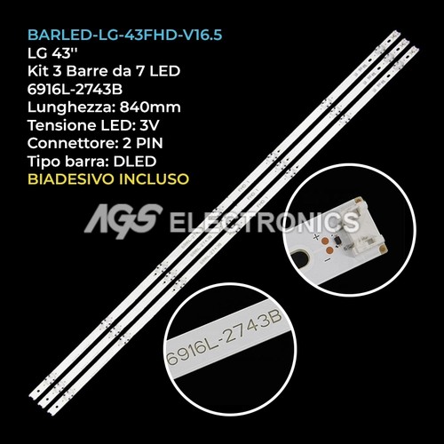 Kit barre strip - 3, tv