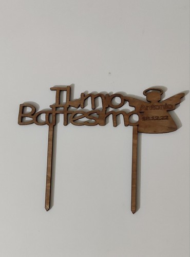 Mio battesimo topper cake - il,