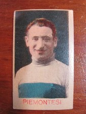 *FIGURINA CIOCCOLATO LURATI*MILANO-DOMENICO PIEMONTESI-CICLISMO-ANNI '30-5 X 3cm