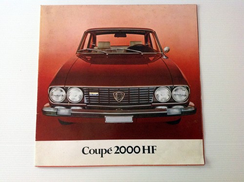 Brochure del 1972 lancia 2000 - lancia,