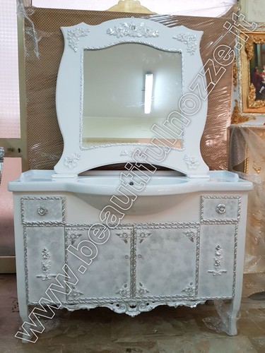 Mobile bagno legno bianco - in, e