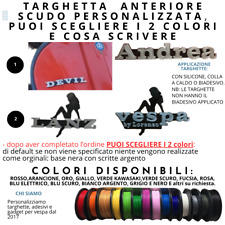 TARGHETTA ANTERIORE SCUDO