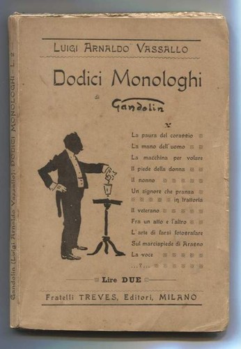 Dodici monologhi gandolin - monologhi, di