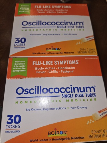 Lot 2boiron oscillococcinum - of,
