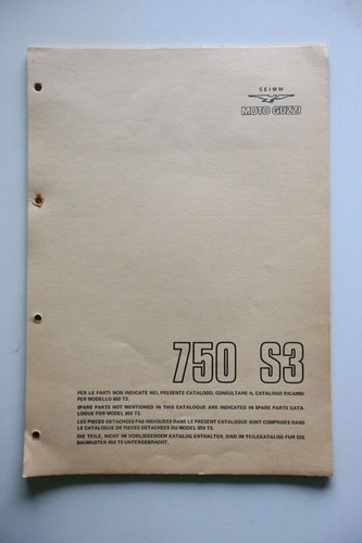 Moto guzzi 750 catalogo - guzzi,  catalogo