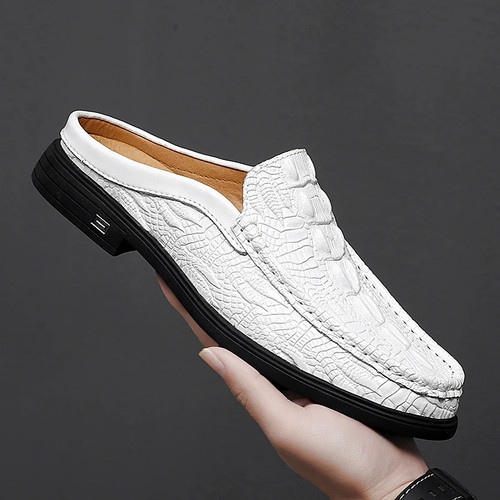 Mezze scarpe uomo - scarpe, pelle
