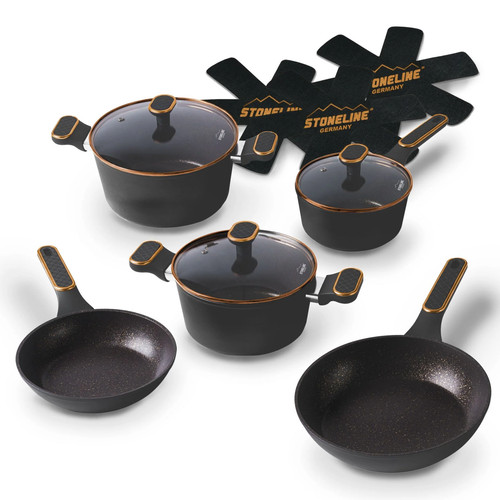 Set pentole stoneline 11 - pentole, stoneline®