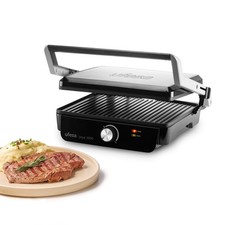 Piastra Elettrica PROFESSIONALE Bistecchiera Grill Griglia Sandwich Antiaderente
