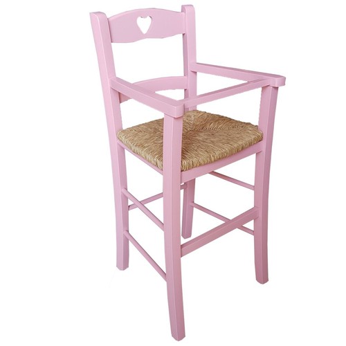 Seggiolone bimbo laccato - , rosa