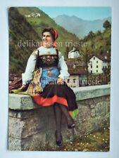 VALSESIA Vercelli Costumi tipici Rimella vecchia cartolina