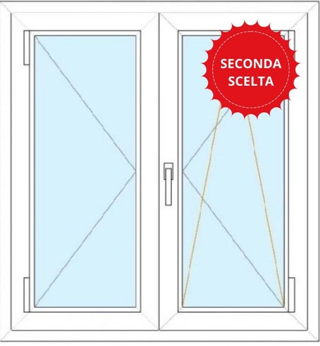 Finestra ante pvc - 2, in