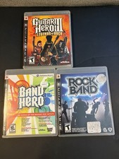 Pacchetto 3 giochi PS3 Guitar
