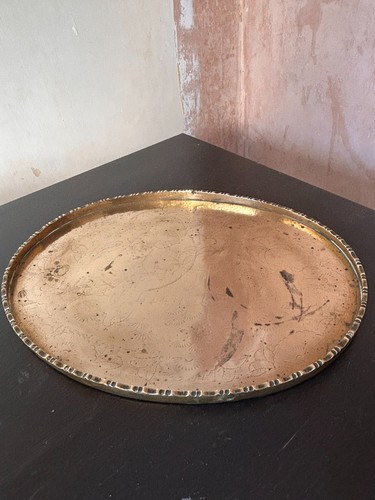 Vintage chinese etched brass - chinese,