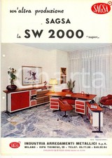 1966 MILANO Ditta SAGSA Arredamenti metallici *Catalogo ILLUSTRATO SW 2000