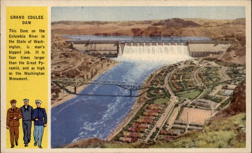 Grand coulee dam columbia - coulee,