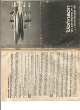 Johnson - Motore fuoribordo 20-25 HP - N° 1 Manuale d'istruzioni Anni '60 - '70