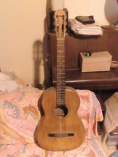 Chitarra classica liutaio Giuseppe Carugno Roma 1960