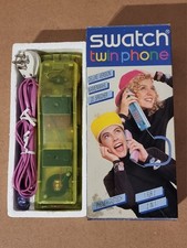 Telefono Swatch Vintage Twin Phone LIMELIGHT XG 100  Completo Di Scatola Raro