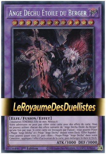 Deck ange déchu fr - yu-gi-oh!,